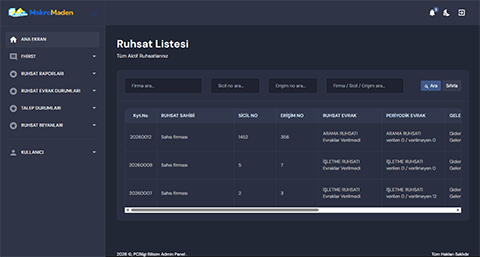 web ruhsat